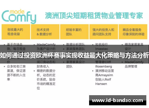 如何通过投资欧洲杯赛事实现收益最大化策略与方法分析